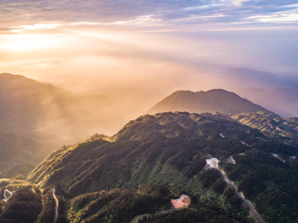 istock beautiful sunrise on the mountain 1471784350