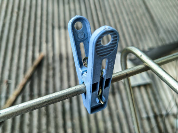 istock clothespins on an iron stick for drying clothes 1471791820