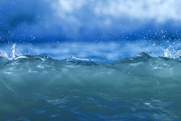 istock Ocean wave splashing on the beach. Sea wave. 1471795608