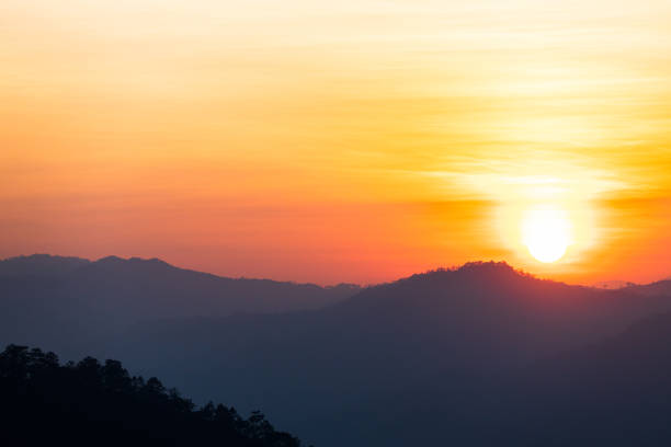 istock sun rise and sun set sky with cloud on a cloudy day. 1471799754