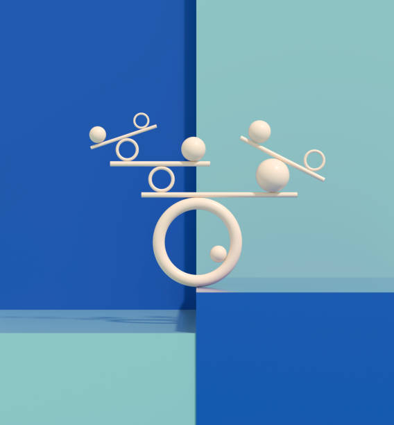 istock Balance, teamwork, minimal business background 1471805131