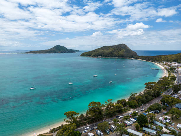 istock Nelson Bay Beach Coastline Aerial Photography 1471808633