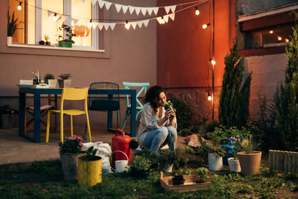 istock woman in her backyard 1471813308