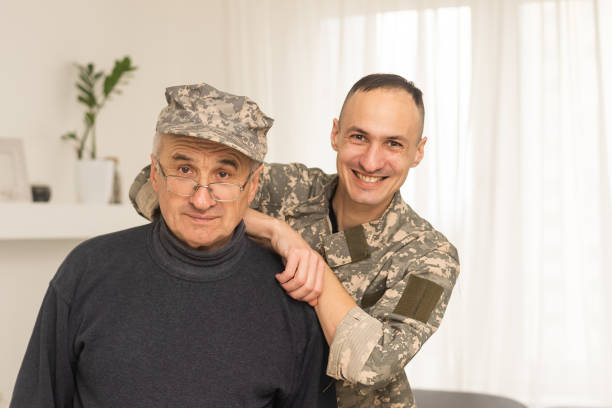 istock an elderly father and a military son 1471818728
