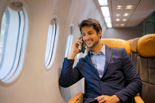 istock Passenger travel via commercial air plane. 1471842288