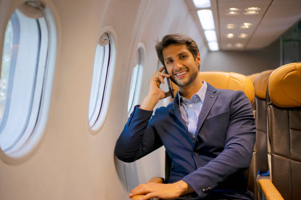 istock Passenger travel via commercial air plane. 1471842304