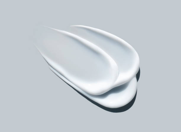 istock cosmetic smears of creamy texture on gray background 1471842421
