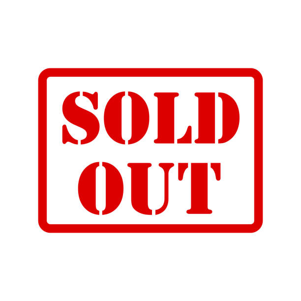 Sold Out Sign Rectangular Red Stamp Stock Illustration - Download