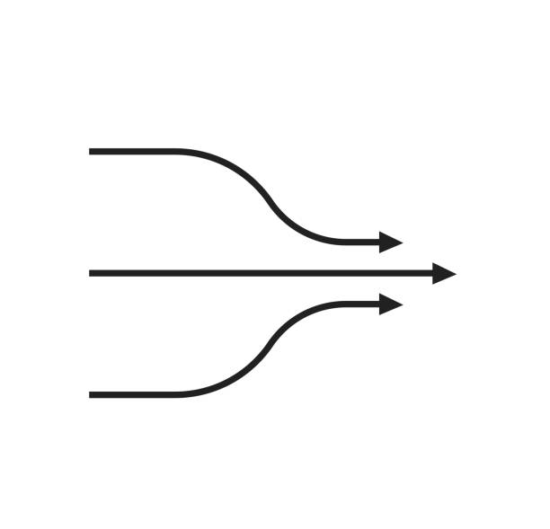 Merging Line Drawing 6,300+ Merging Lines Stock Illustrations, Royalty-Free Vector Graphics ...