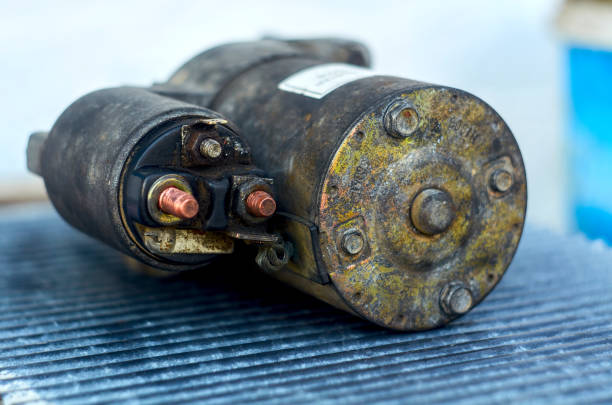 istock Car starter removed from korean auto 1471866743