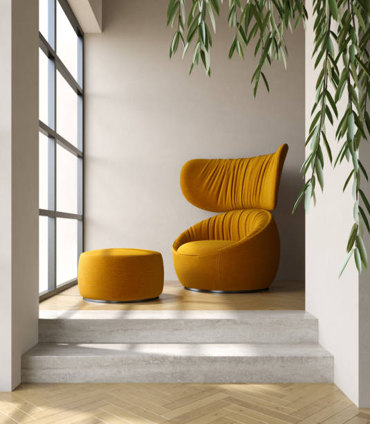 istock Modern style conceptual interior room 3d illustration 1471869055