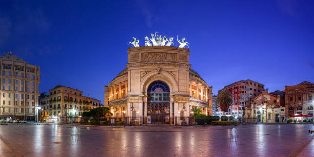 istock Palermo, Sicily, Italy at Teatro Politeama 1471885200