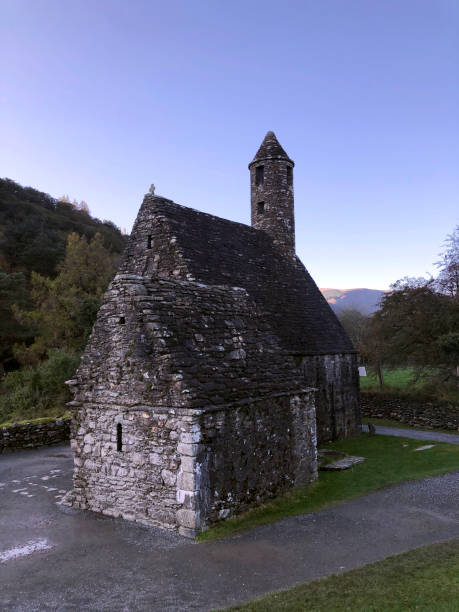 istock Early Medieval monastic settlement St Kevin s monastery ruins. Glendalough County Wicklow Ireland 1471885835