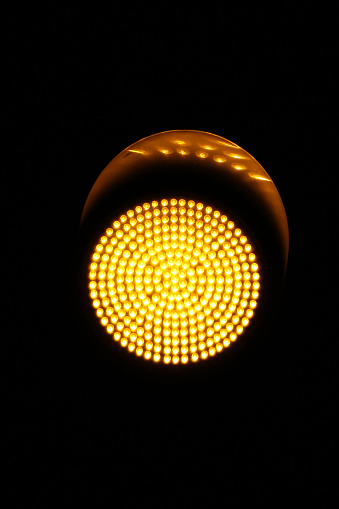 Traffic light - amber
