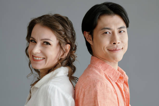 istock Middle-aged Woman and Young Man 1471902211