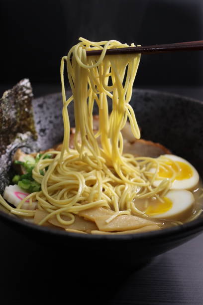 istock Tonkotsu Instant Ramen With Soy Sauce Egg 1471910309