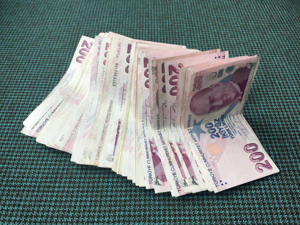istock Turkish banknotes, Turkish lira currency 1471911597