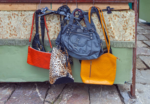 istock Hanging Bags Flea Market 1471911762
