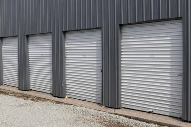istock Self storage and mini storage garage units. Personal warehouse lockers provide safe and secure storage options. 1471911990