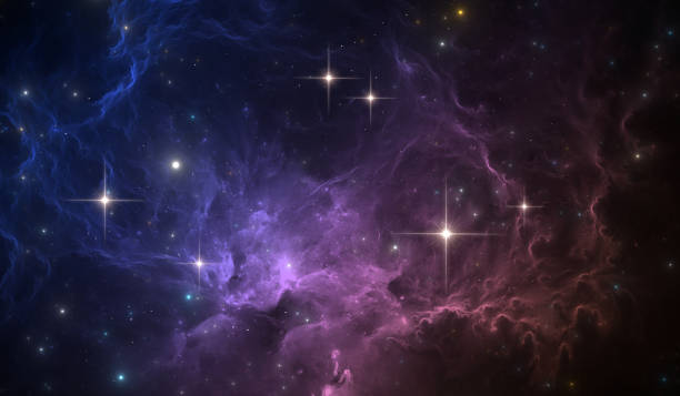 istock Space background with nebula and stars 1471913241