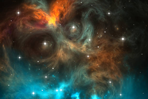 istock Space background with nebula and stars 1471913339