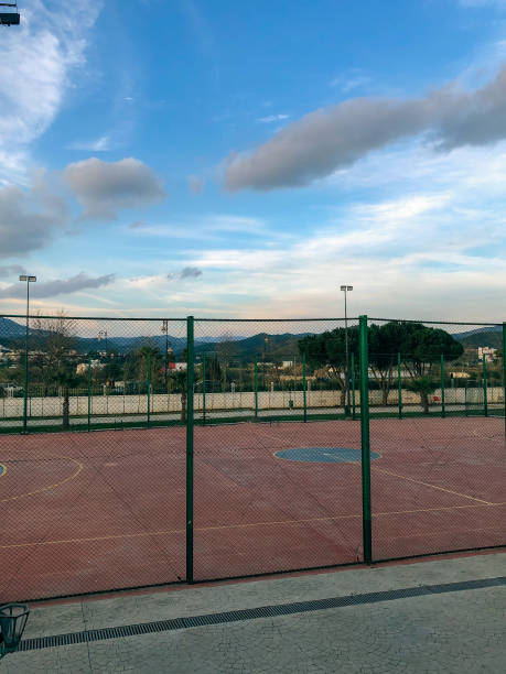 istock Breathtaking evening view from a proximity stadium 1471917240