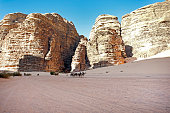 istock Camel trains pass in Wadi Rum or Valley of the Moon, Jordan, Middle East 1471920128