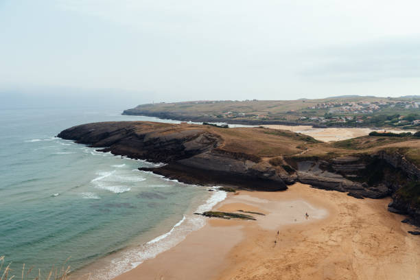istock Antuerta Beach. Beach surrounded by cliffs and very popular for surfers 1471922385