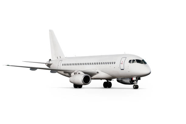 istock Passenger airplane isolated on white background 1471930690
