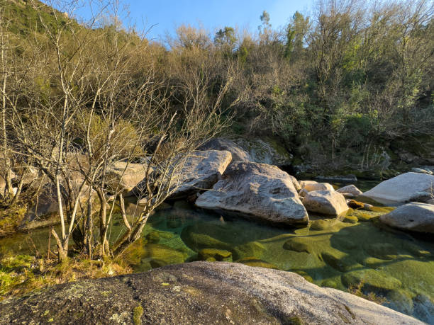 istock Water stream near Fecha de Barjas waterfall 1471930804