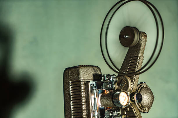 istock Old film cinema projector 1471935546