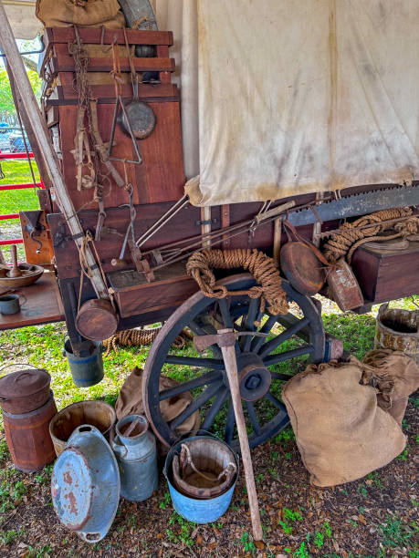istock Old artifacts from horse carriages. camping gear 1471944426