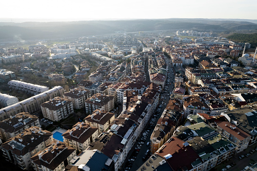 Aerial View of City