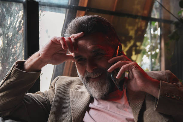 istock Smile on mature bearded man 1471954400