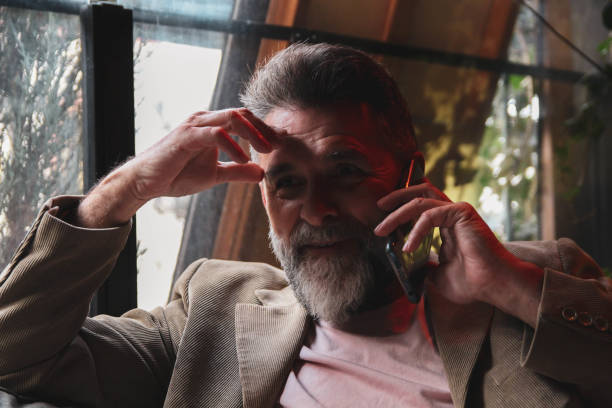 istock Smile on mature bearded man 1471954403