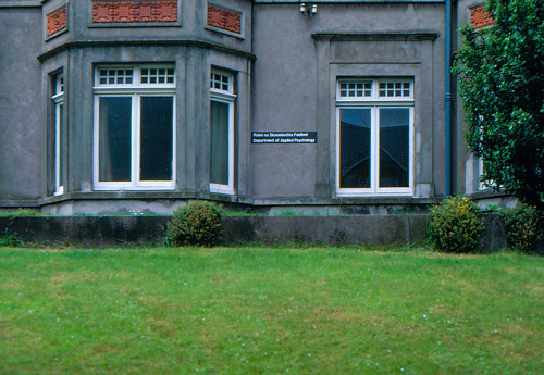 1980s old Positive Film scanned, University College Cork Applied Psychology Building, County Cork, Ireland.