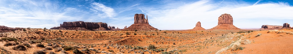 Famous Monument Valley in Arizona, USA.