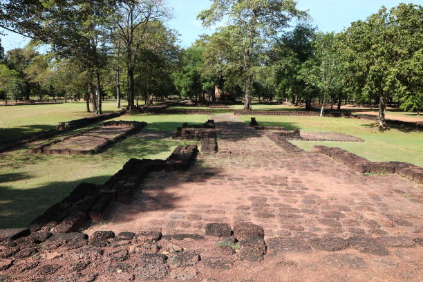 istock Walkway in Si Thep Historical Park 1471962148