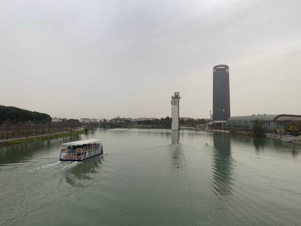 istock Tourist Boat on Guadalquivir River 1471963502