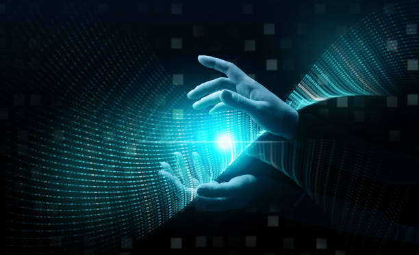 istock An array of data in the binary system flows through female hands, the concept of collecting and organizing information, control, business analytics 1471966953