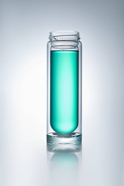 istock Clear glass green liquid 1471971909