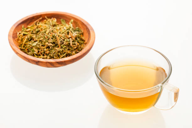 istock Dysphania ambrosioides - Medicinal epazote hot tea. Infusion 1471973384
