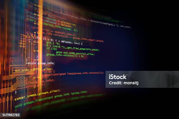 Programming Code Abstract Technology Background Of Software Developer ...