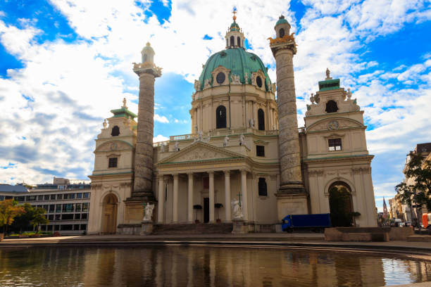 istock St. Charles's Church (Karlskirche) in Vienna, Austria 1471989662