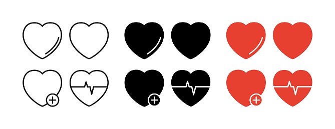 Check pulse line icon. Heartbeat, love, like, cardiogramm, heart, fitness tracker, recognize, healthcare, cardiology, water drop. Biometry concept. Vector line icon on white background