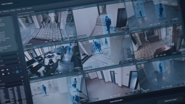 Playback from CCTV cameras displayed on tablet