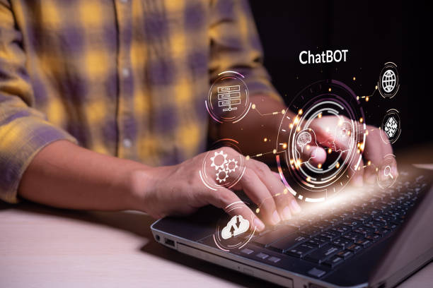 istock man hand holding artificial intelligence brain on virtual screen with connection line to business function , chat with  robot for information , Futuristic technology transformation concept 1471999911