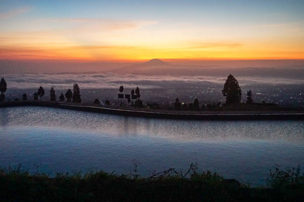 istock Sunrise at embung bansari 1472000311