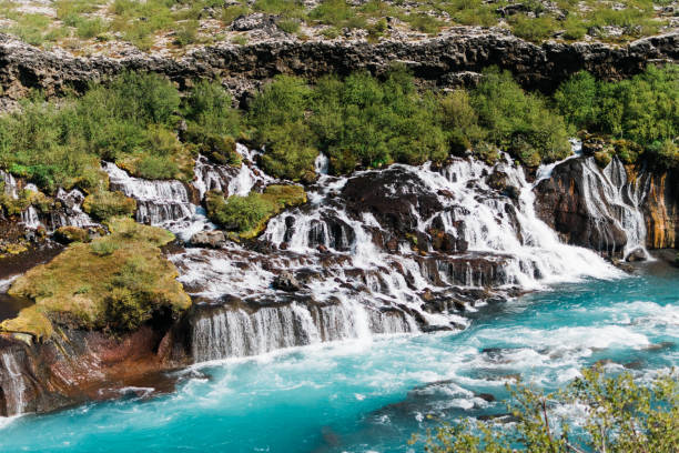 istock Waterfall hiking adventure in Iceland 1472003411
