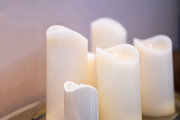 istock White candles for spa treatments, relaxation concept 1472022039